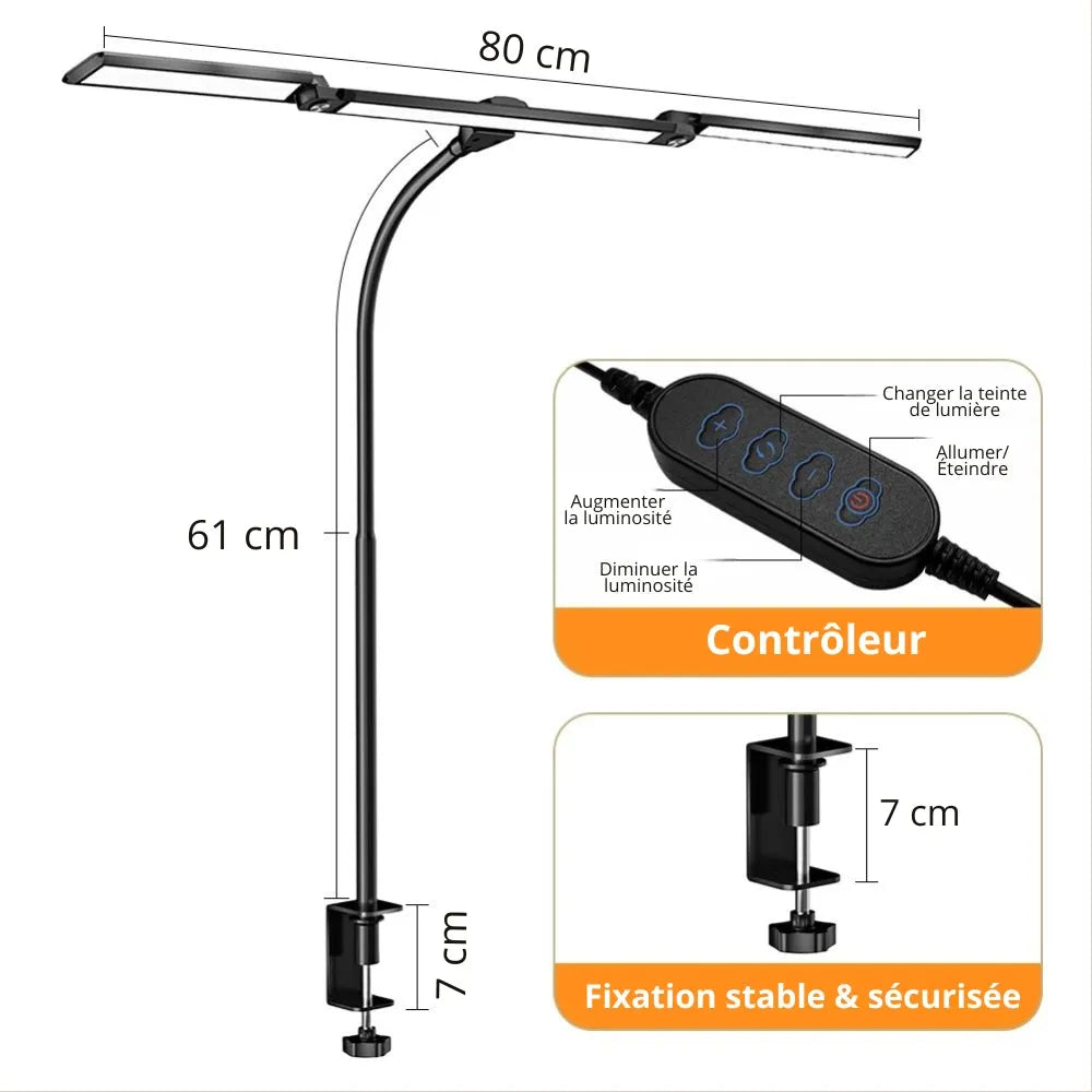 Lampe Architecte Liseuse Noire – Image 6